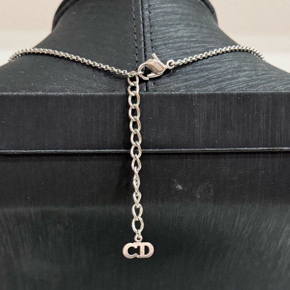 Christian Dior “CD” Silver Necklace - Picture 10 of 16